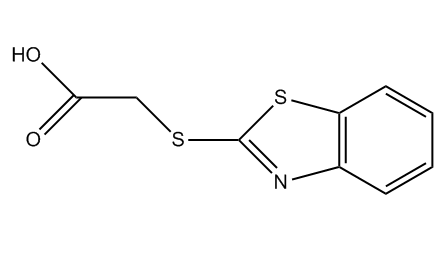 2－硫代乙酸苯并噻唑