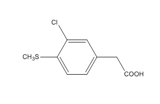 3-氯-4-甲硫基苯乙酸