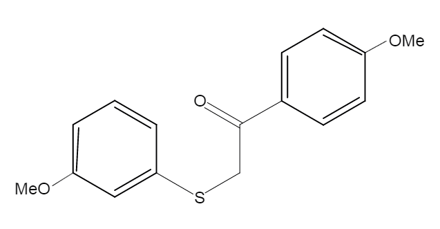 4-Methoxy-a-[(3-Methoxyphenyl)thio] Acetophenone