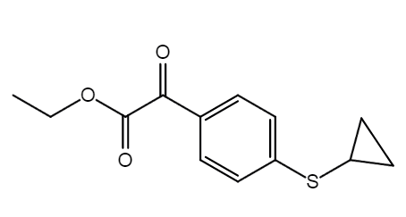 Ethyl 2-[4-(cyclopropylsulfanyl)phenyl]-2-oxoacetate